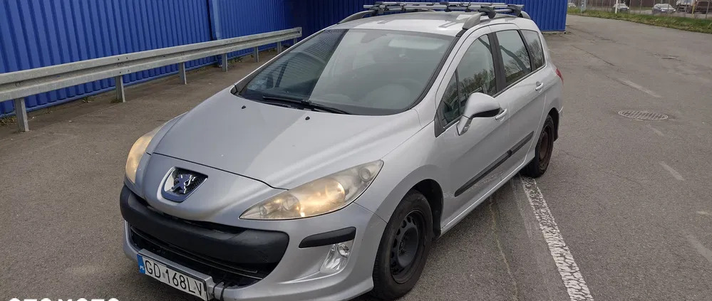 gdańsk Peugeot 308 cena 9901 przebieg: 253000, rok produkcji 2009 z Gdańsk